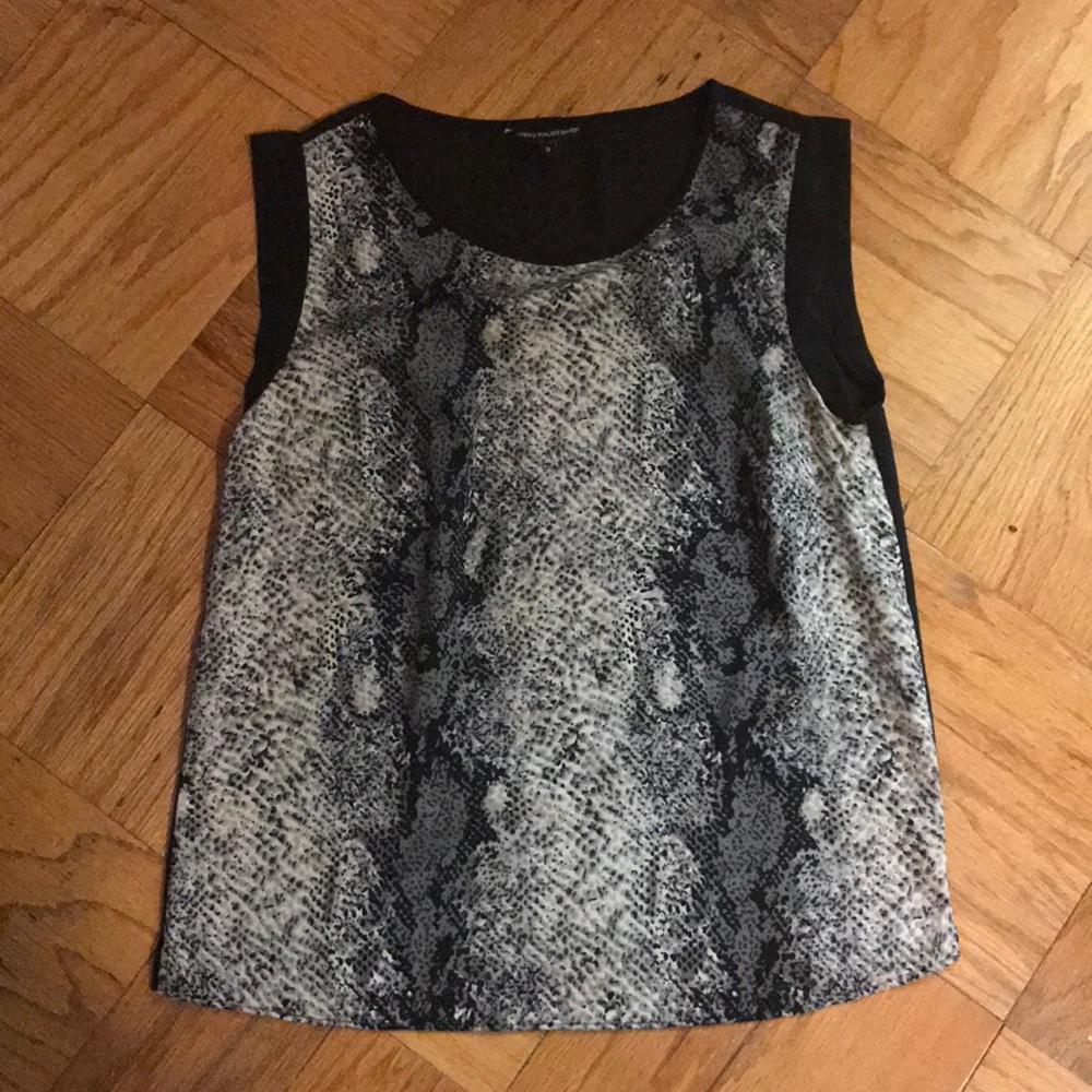 Snake skin print blouse!